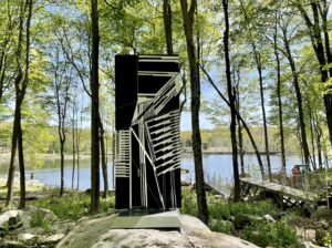 One side of the “Moon Marker” pattern is the negative and the other side is the positive of this pattern. This pattern will be laser cut and then welded