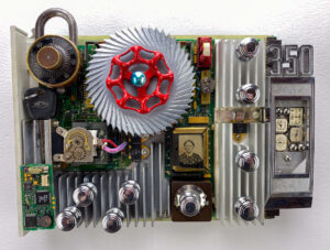 Upcycled circuit boards, watches, knobs and other COOL Stuff
