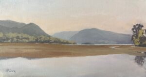 View of the Hudson River and rock palisades looking south from Dennings Point, Beacon.