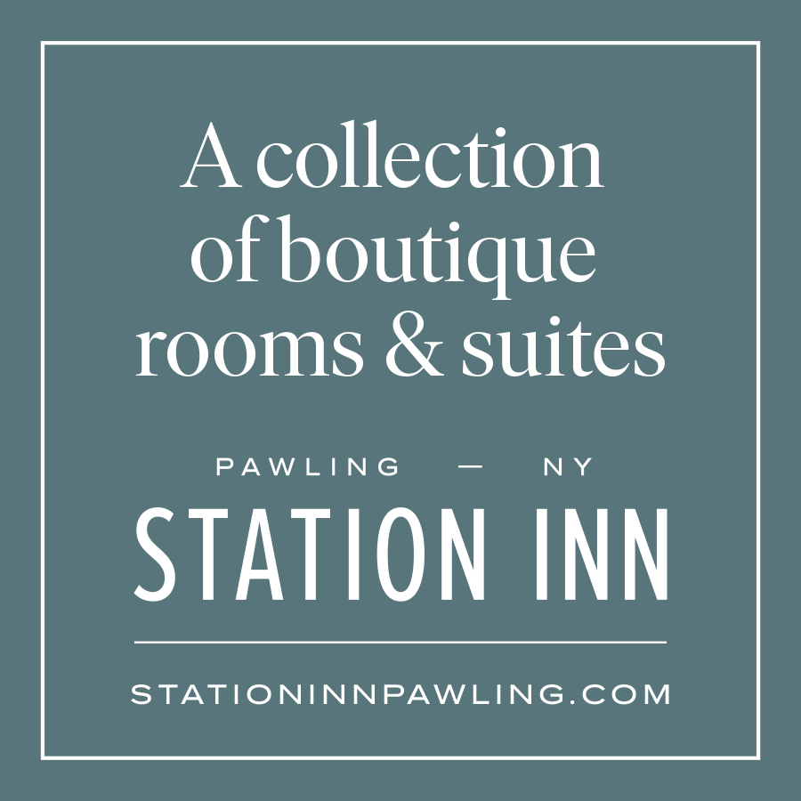 text on grey Station Inn, a collection of boutique rooms & suites Pawling NY